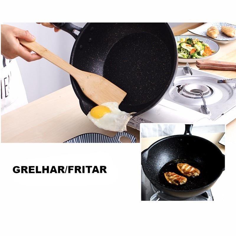 WOKKY™ - Sartén de piedra antiadherente multifuncional