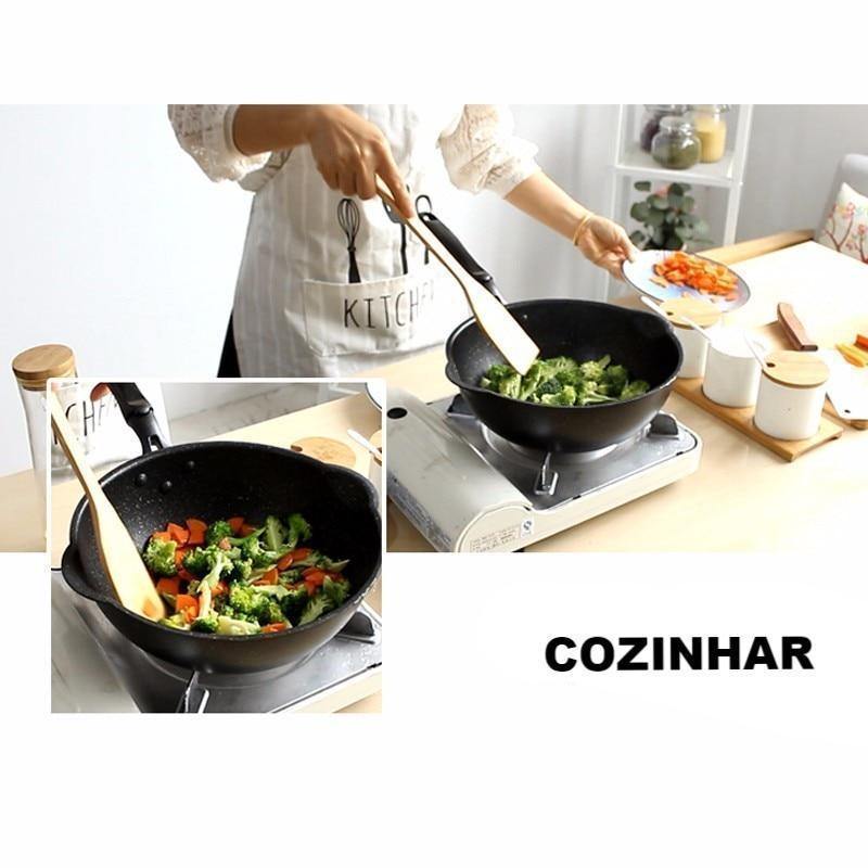 WOKKY™ - Sartén de piedra antiadherente multifuncional